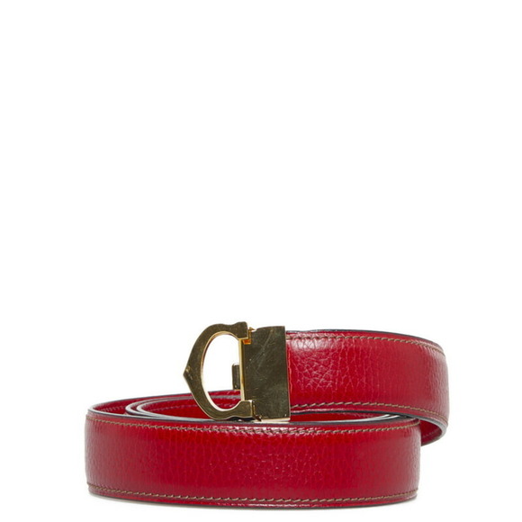 Cartier | Accessories | Cartier Mast Line Belt Red Leather Ladies ...